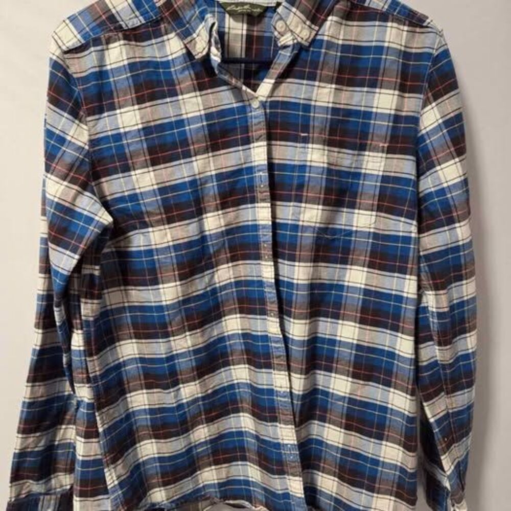 Eddie Bauer Plaid Flannel Shirt - Youth L